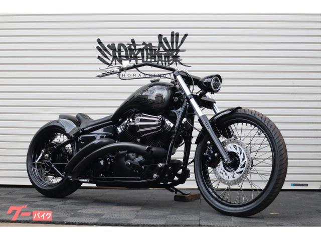 シャドウ400 ストレッチタンク ガレージT&F ニューロッドカスタム FRP