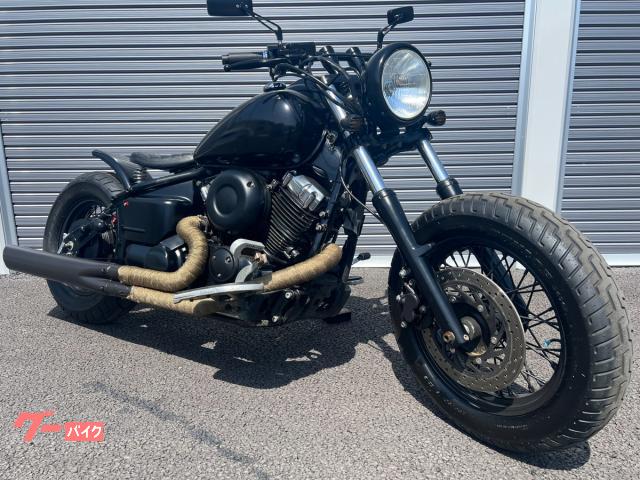 002）ドラッグスター400 VH01J 取り外し 純正タンク 凹みなし 黒 002