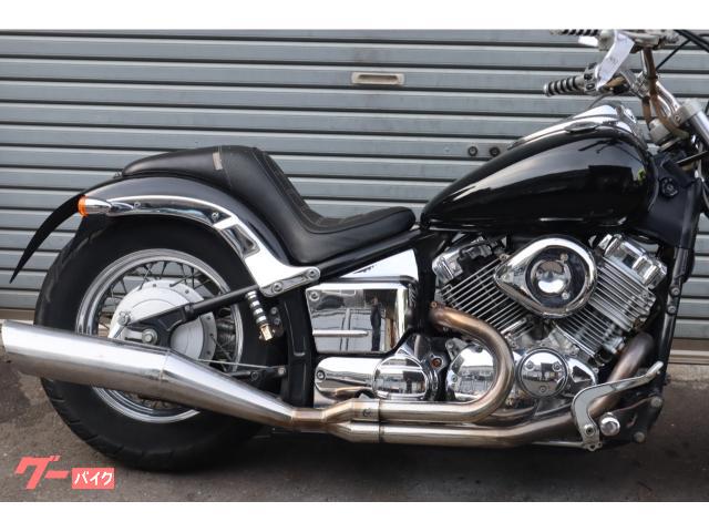 002）ドラッグスター400 VH01J 取り外し純正タンク凹みなし黒