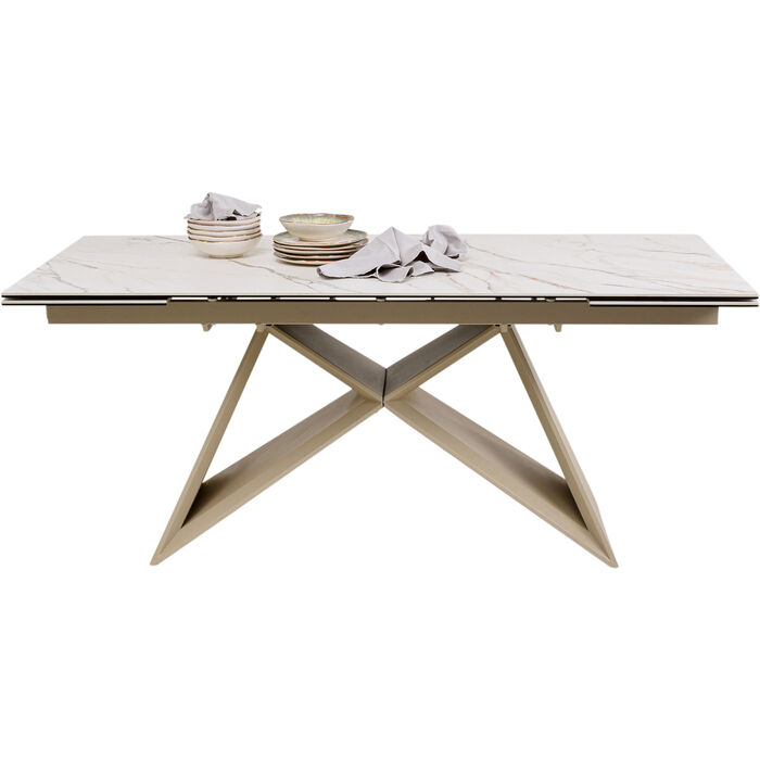 Extension Table Nelly Greige 180(40+40)x90cm - KARE Design (China)