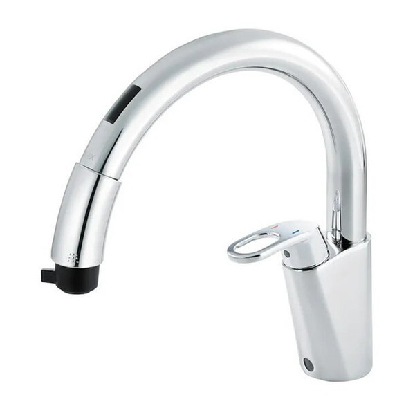 LIXIL INAX ホース収納式シングルレバー洗髪シャワー混合水栓 SF-800SU