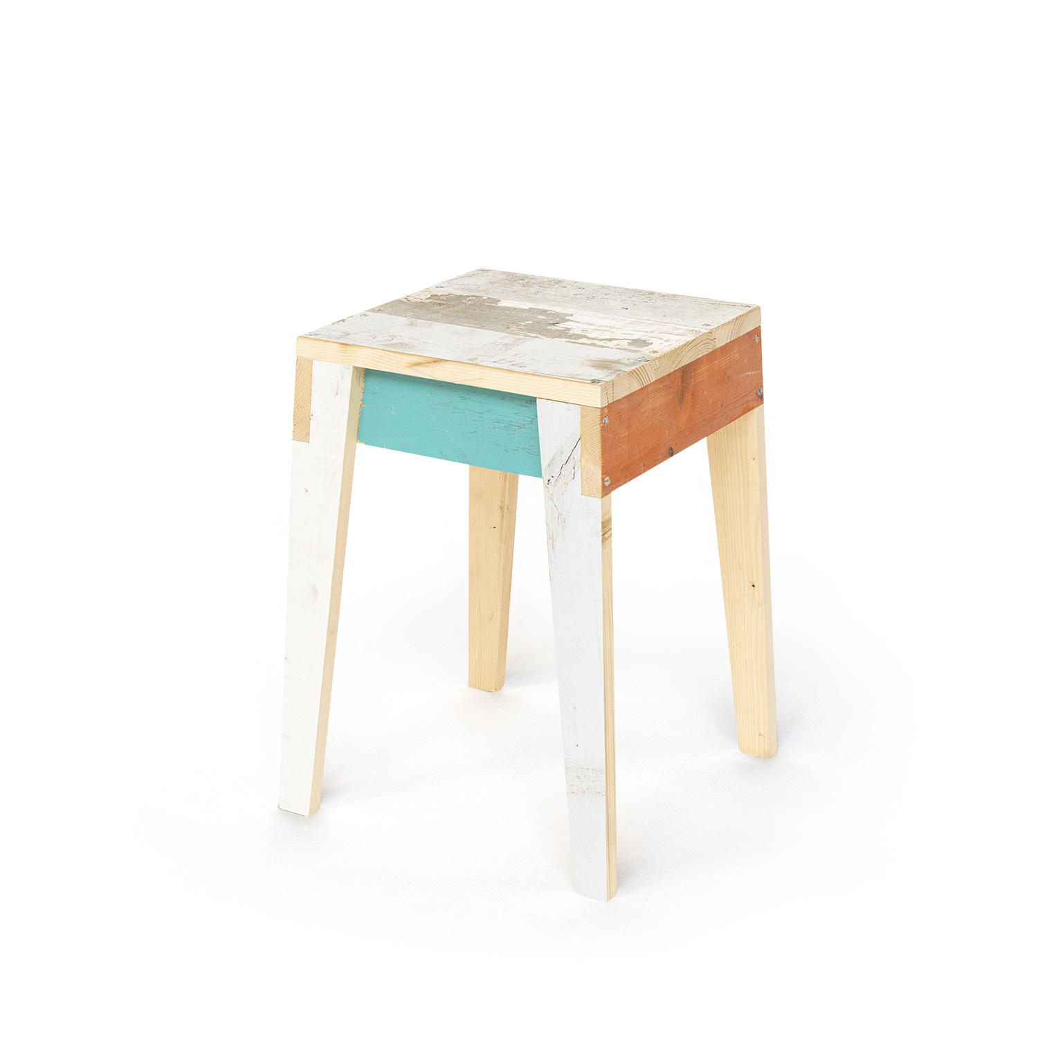 Stool in scrapwood • PIET HEIN EEK