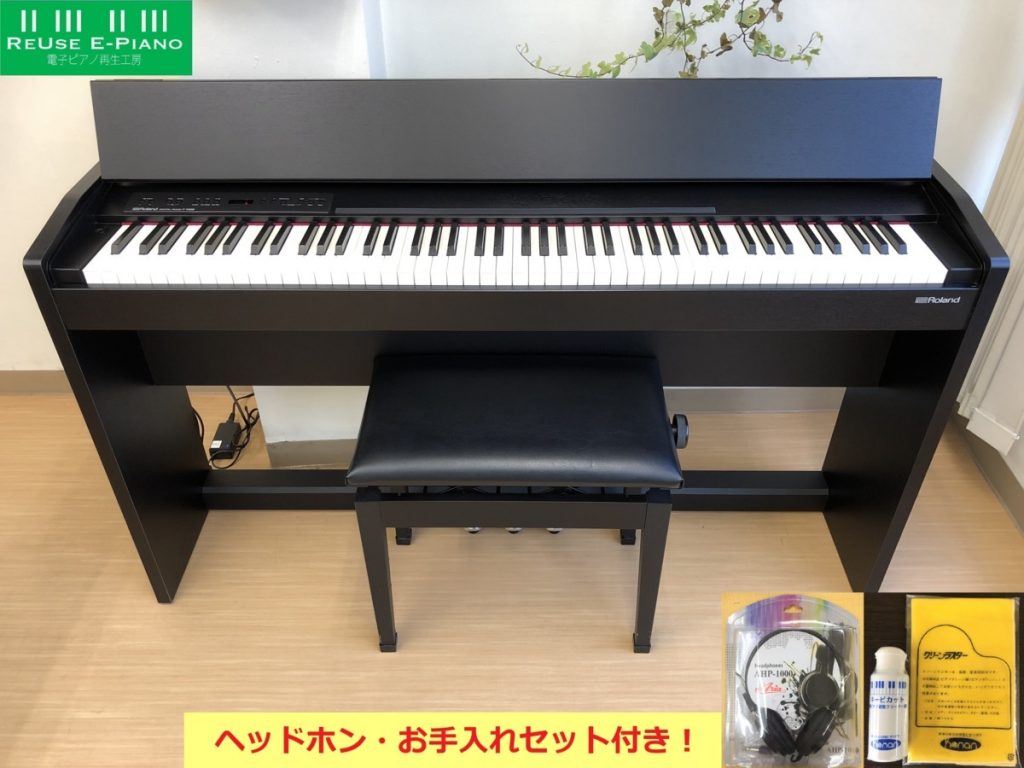 Roland 電子ピアノ F-140R 88鍵盤 128音 楽器 d4440 電子ピアノ F-140R