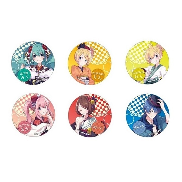 初音ミクシリーズ 缶バッジセット A 鏡音リン·レン Happy 14th