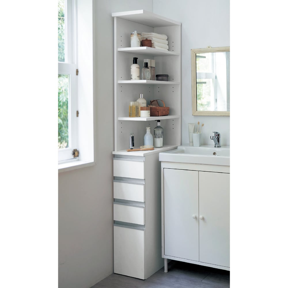 サイズが選べる隙間サニタリーラック （洗面所収納/隙間収納）｜通販の