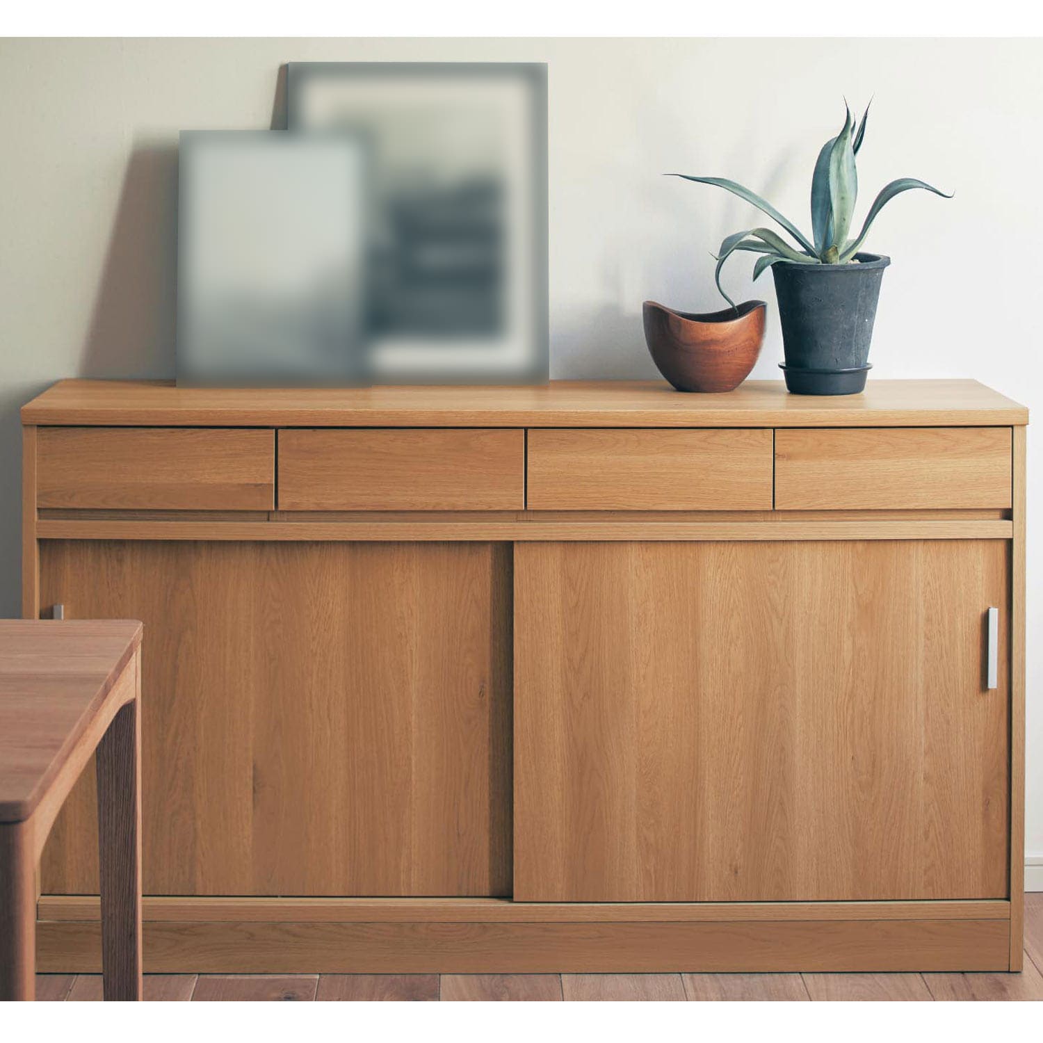 pey 栗の引き戸キャビネット 奥行が選べる引戸キャビネット［日本製