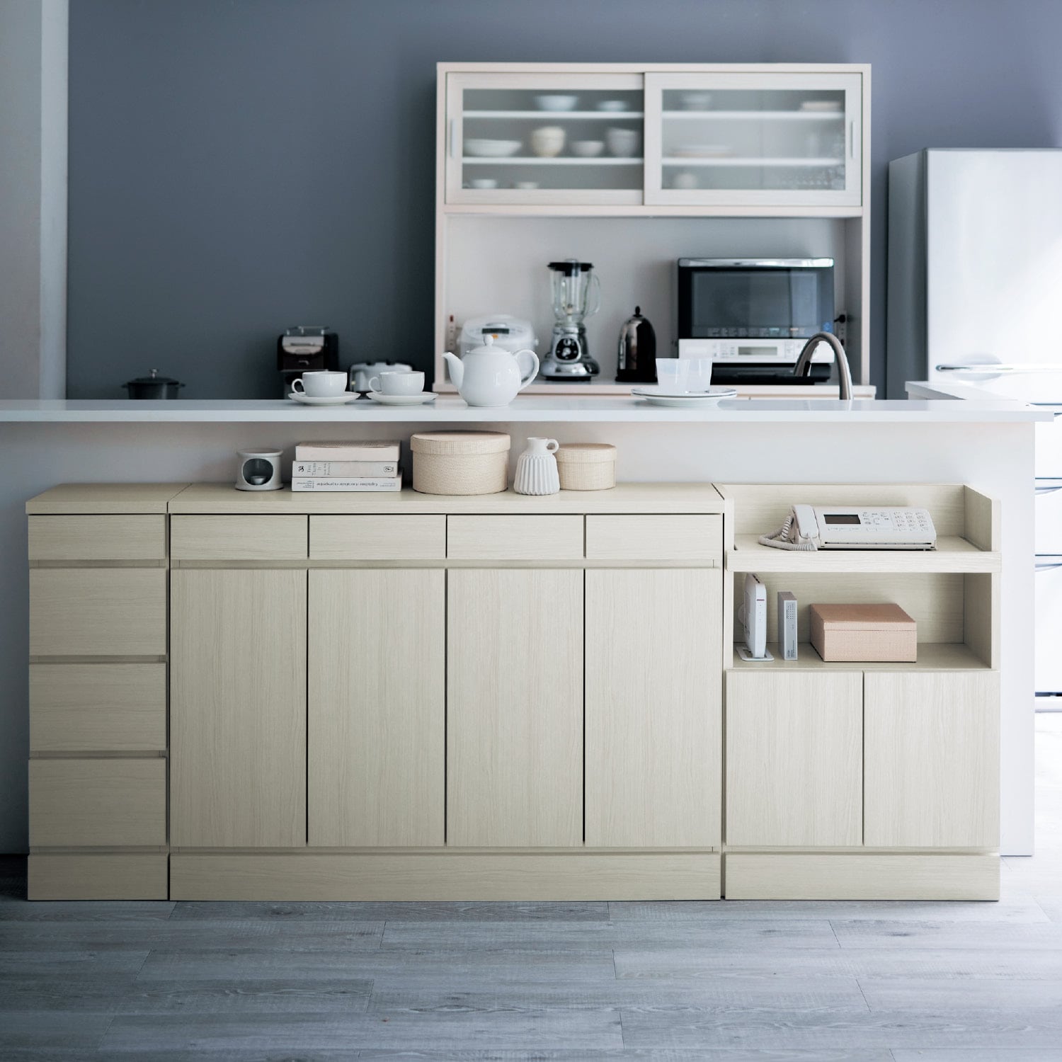 カウンター下キャビネット［日本製］（キャビネット/リビングボード