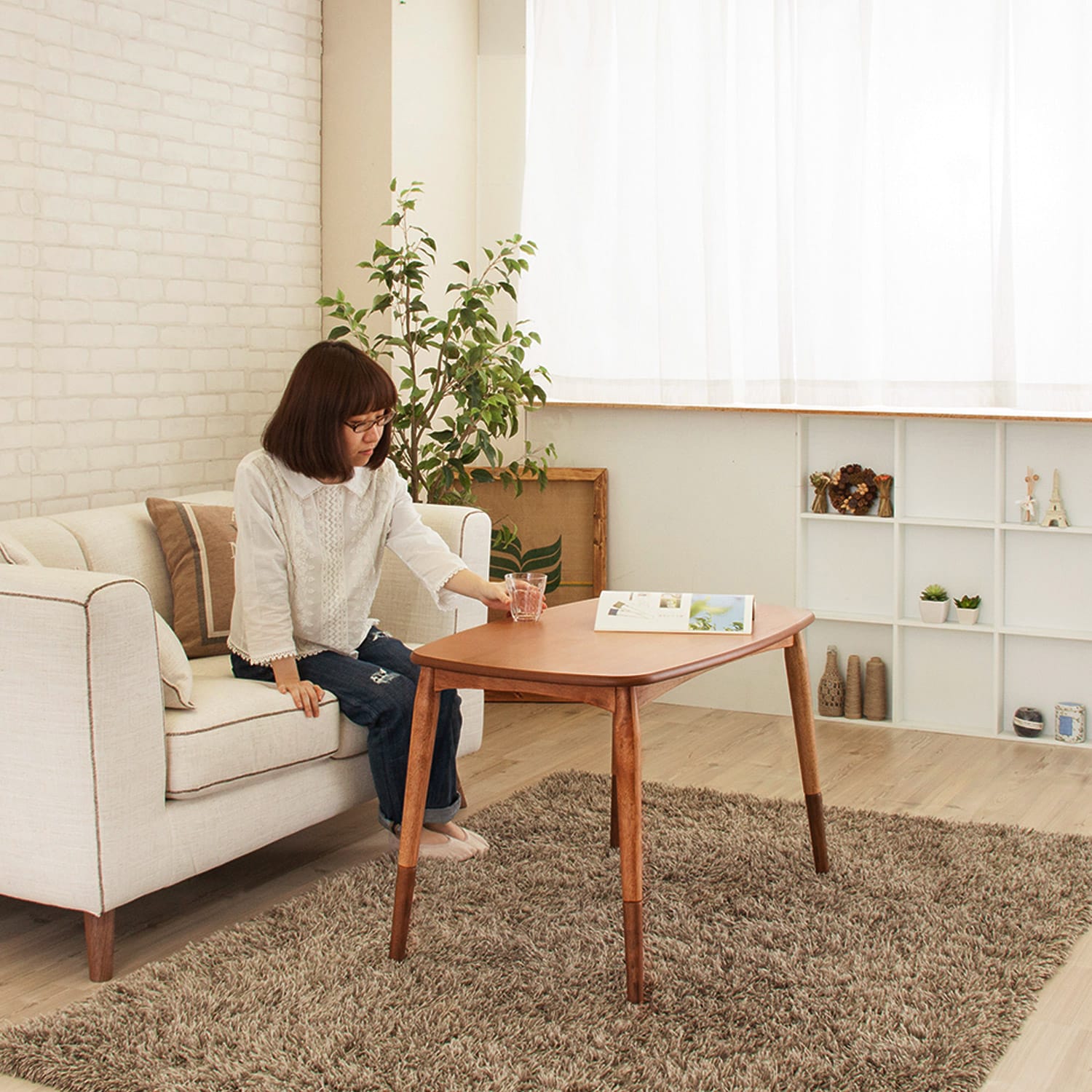 3/16まで大型送料無料】 高さが変えられるこたつテーブル ＜幅90cm