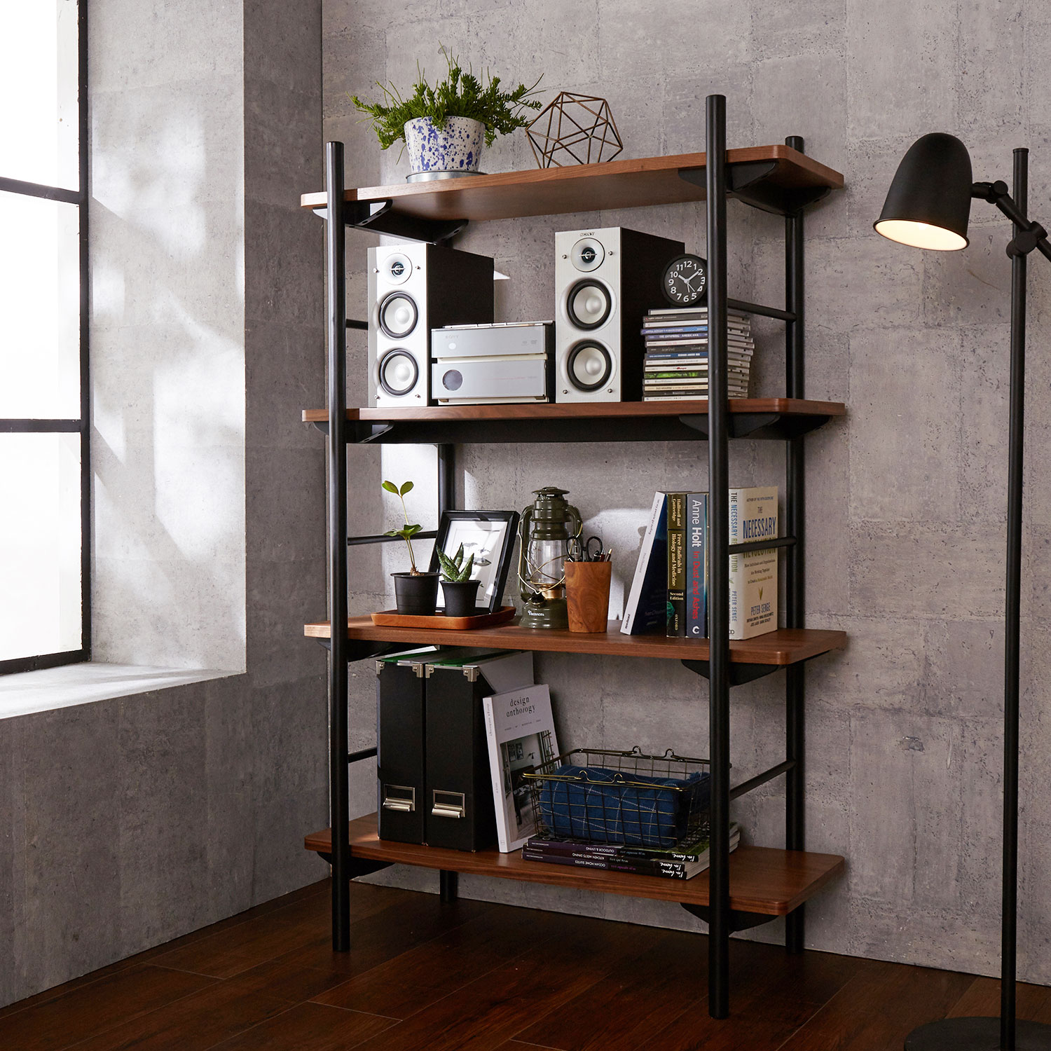 ヴィンテージ PARROT シングルレコードラック インテリア