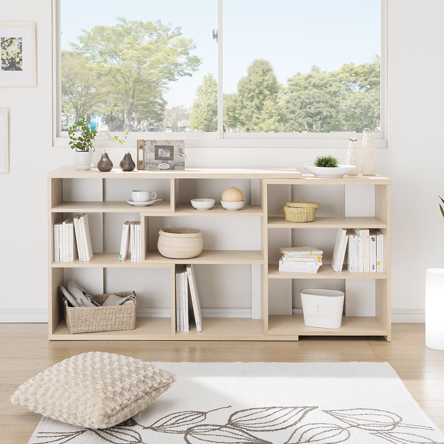 伸縮可能平棚 (670〜1200)x400x200 ③