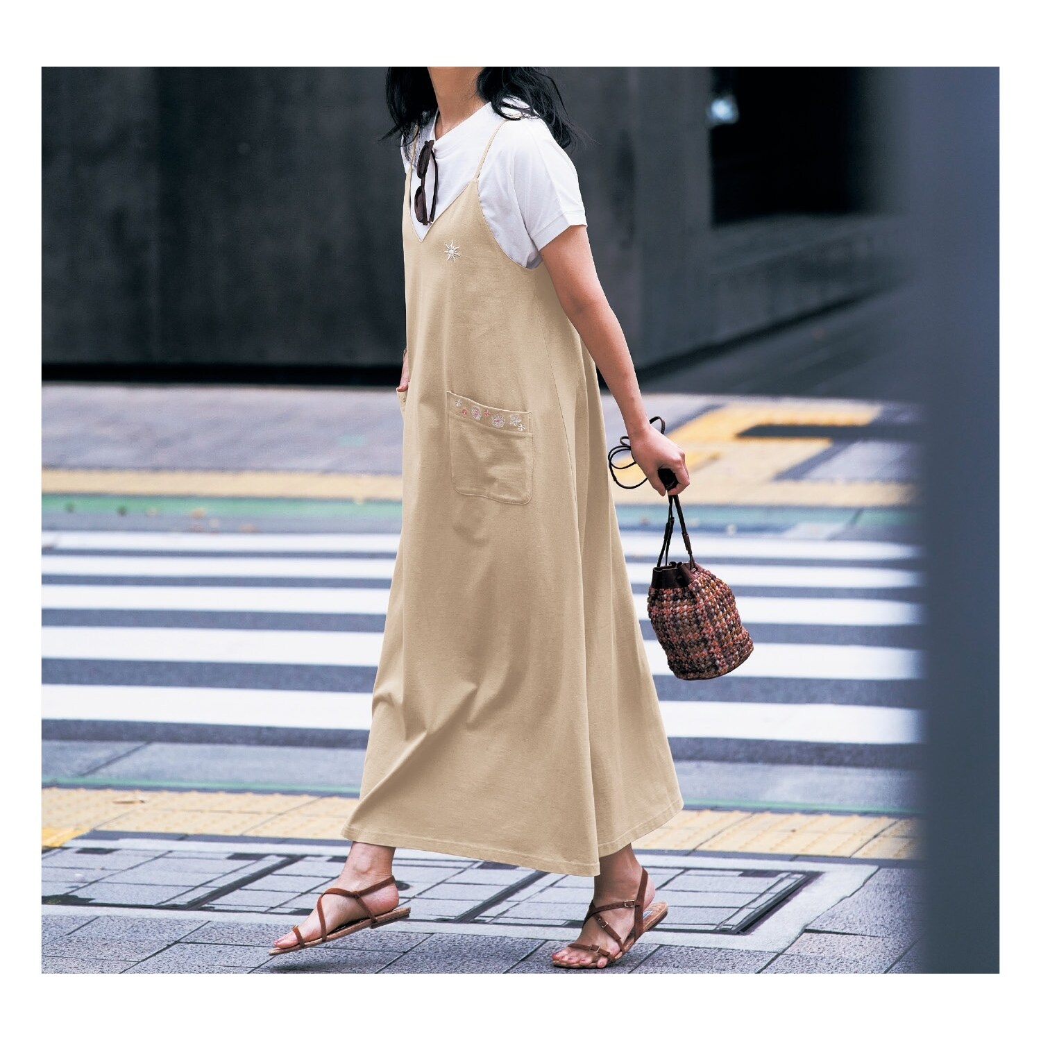 アトリエジジ キャミソール ワンピ 19ハーフ