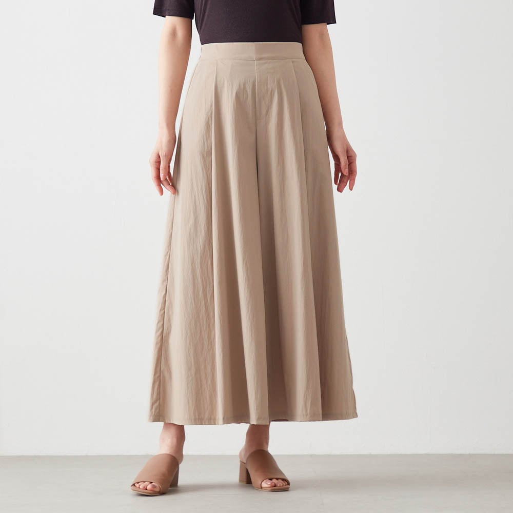 雨の日も安心！撥水加工のガウチョパンツ(花笑むとき/hana emu toki