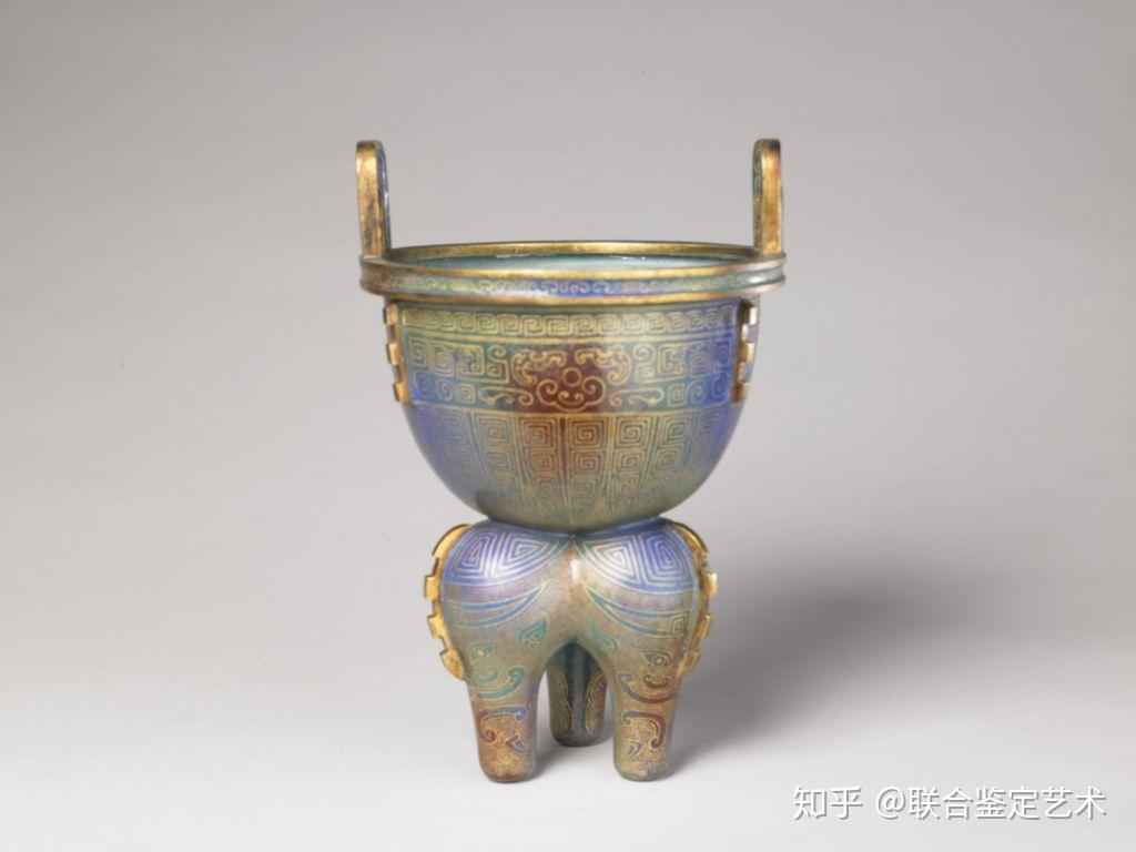 銀閣】中国美術青華雲龍花卉纏枝紋洗乾隆年製款旧家