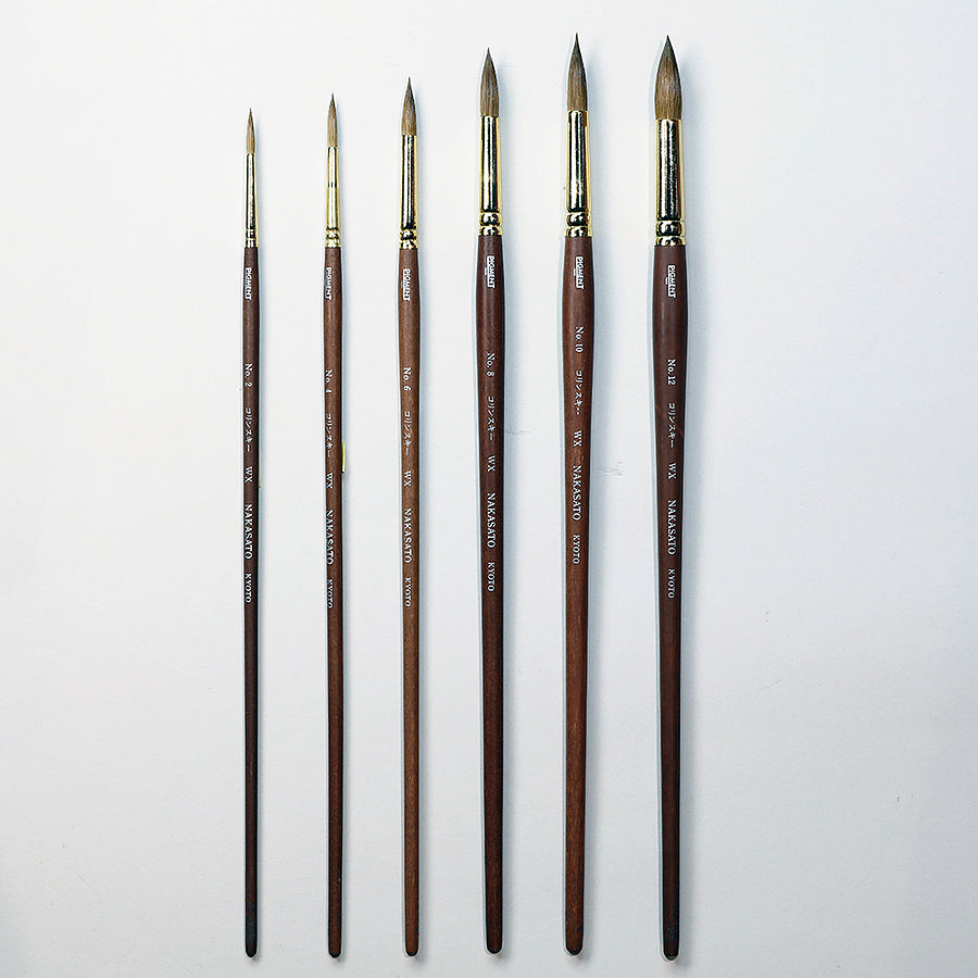 コリンスキー油彩筆 WX（丸） – PIGMENT TOKYO