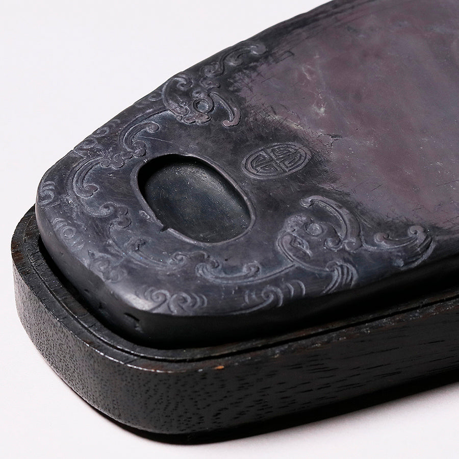 古硯(大型) 清乾隆年製端渓抄手硯 アンティーク NO.1042 古硯(大型) 清