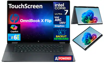 HP OmniBook X Flip 2 in 1 2 in 1 Laptop 16.0 WUXGA (Intel Ultra 7