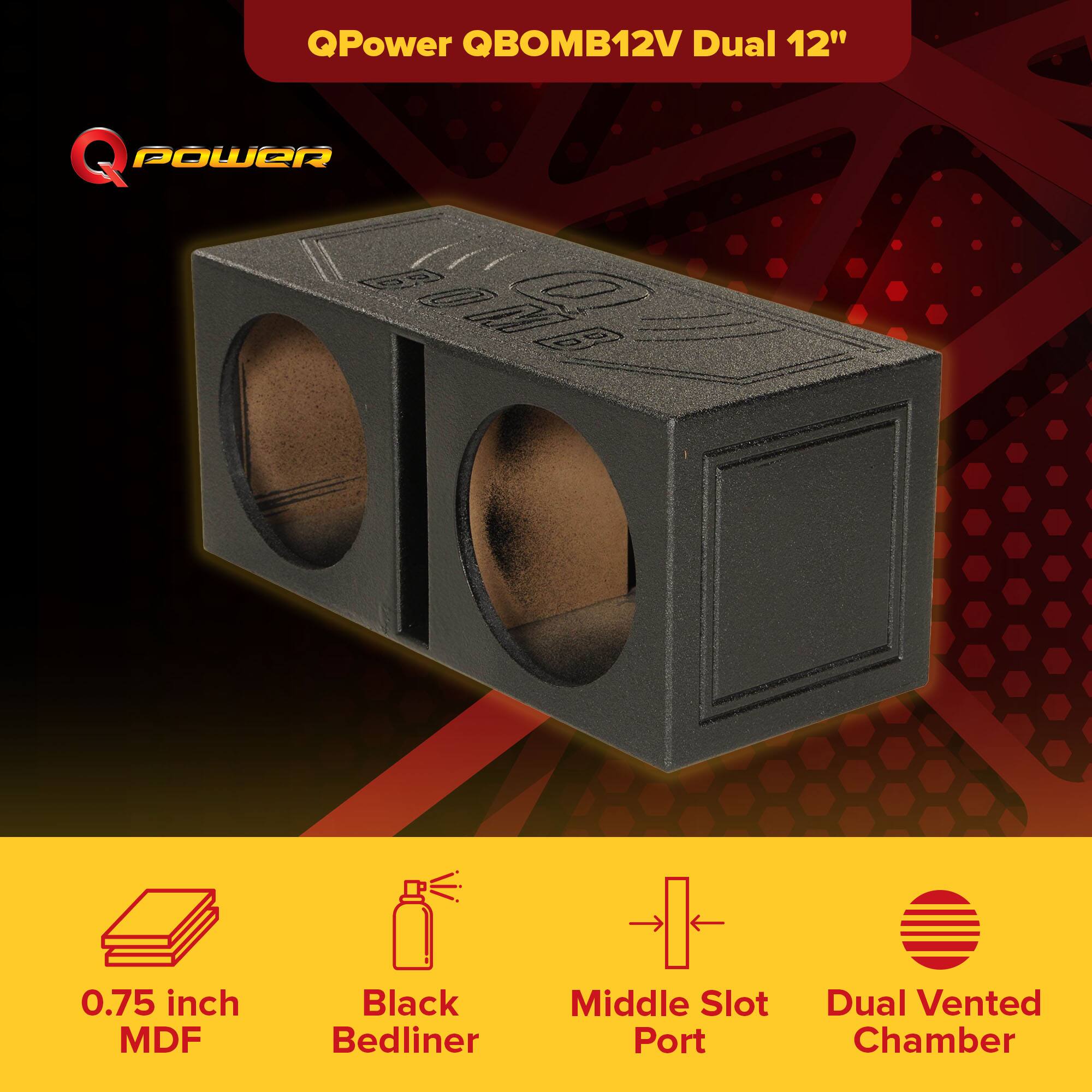 QPower QBOMB12V Dual 12