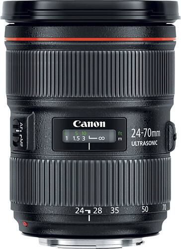 Canon EF24 70mm F2.8L II USM Standard Zoom Lens for EOS DSLR