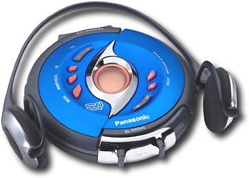 Best Buy: Panasonic Shockwave Portable CD Player Blue/Gray/Black