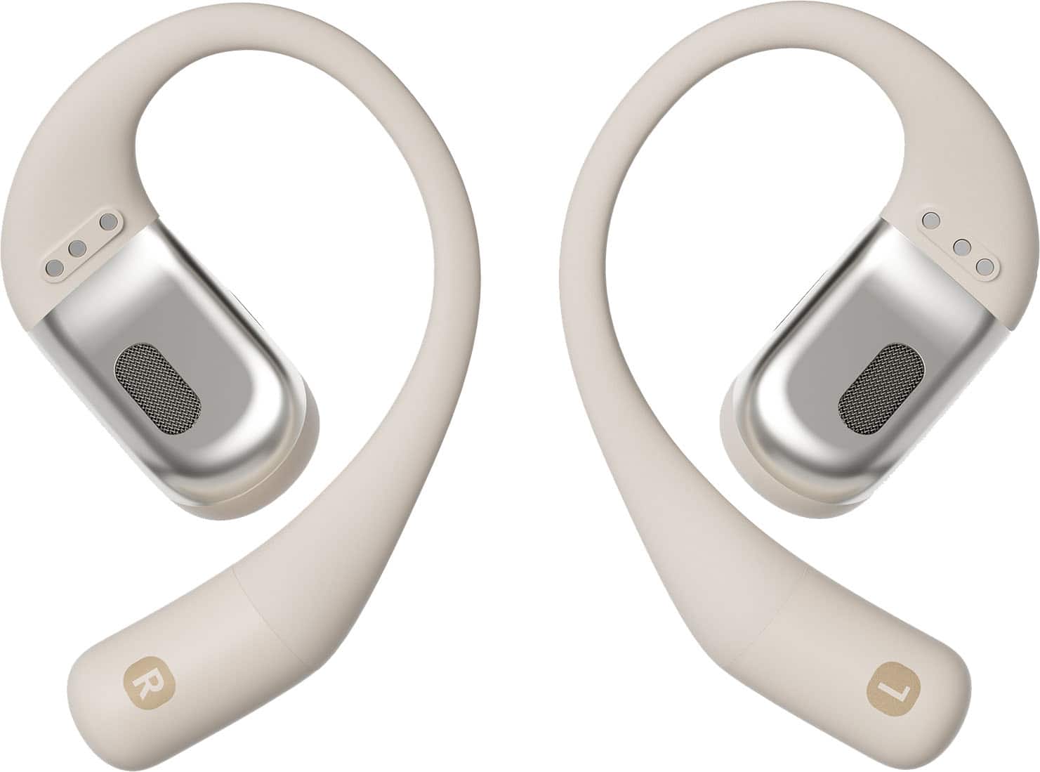 Shokz OpenFit Open Ear True Wireless Earbuds Beige T910-ST-BG-US