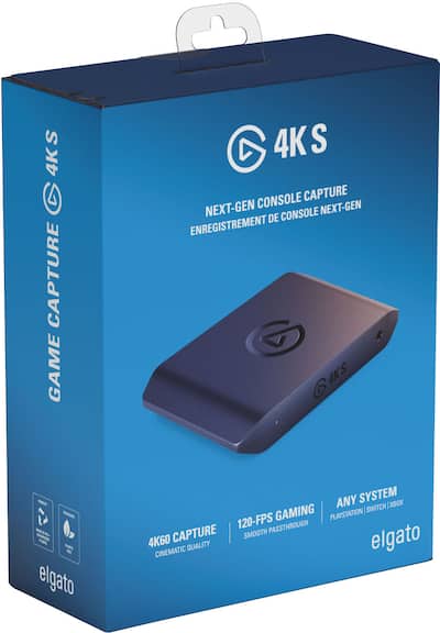 Elgato 4K S – Ext Capture 4K60, 1440p120/1080p240 Passthrough and