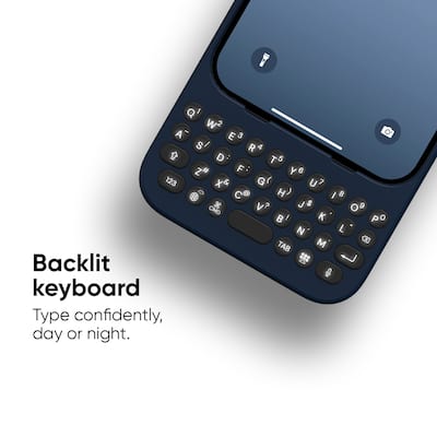 Clicks Keyboard for Apple iPhone 15 Pro Max Royal Ink CK-5200-2