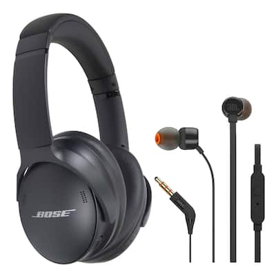 Bose QuietComfort SC Wireless Headphone + Earphones Black 884367