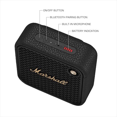 Marshall Willen II Portable Bluetooth Speaker with Rugged
