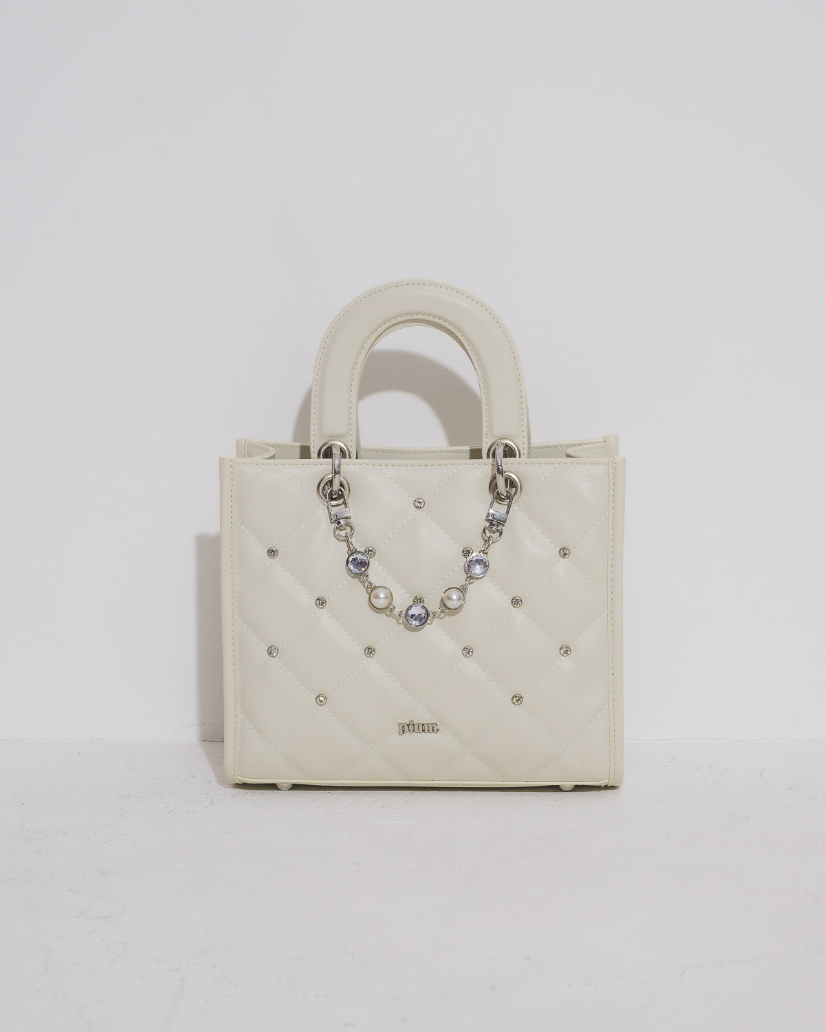 ビジューキルティングミニトートバッグ – pium