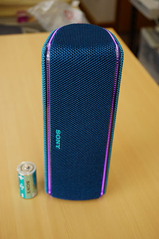 アクティブスピーカー「SRS-XB31」実機レビュー！光るスピーカーって