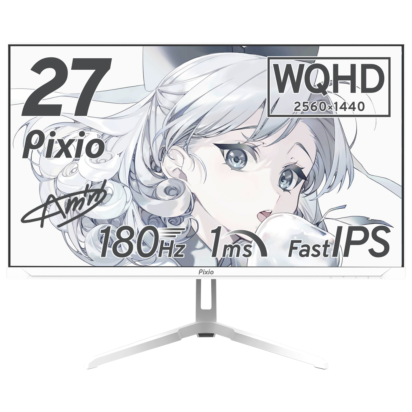 PX278WAVEW / ホワイト | 27インチ 180Hz WQHD Fast IPSゲーミング