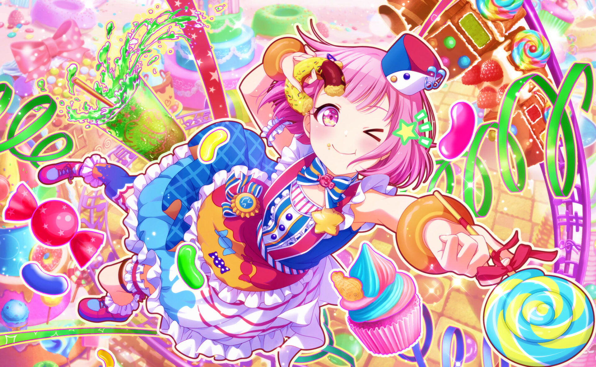 プロセカ 鳳えむ スマドリ 色紙 8A 特訓後 グッズ-色紙