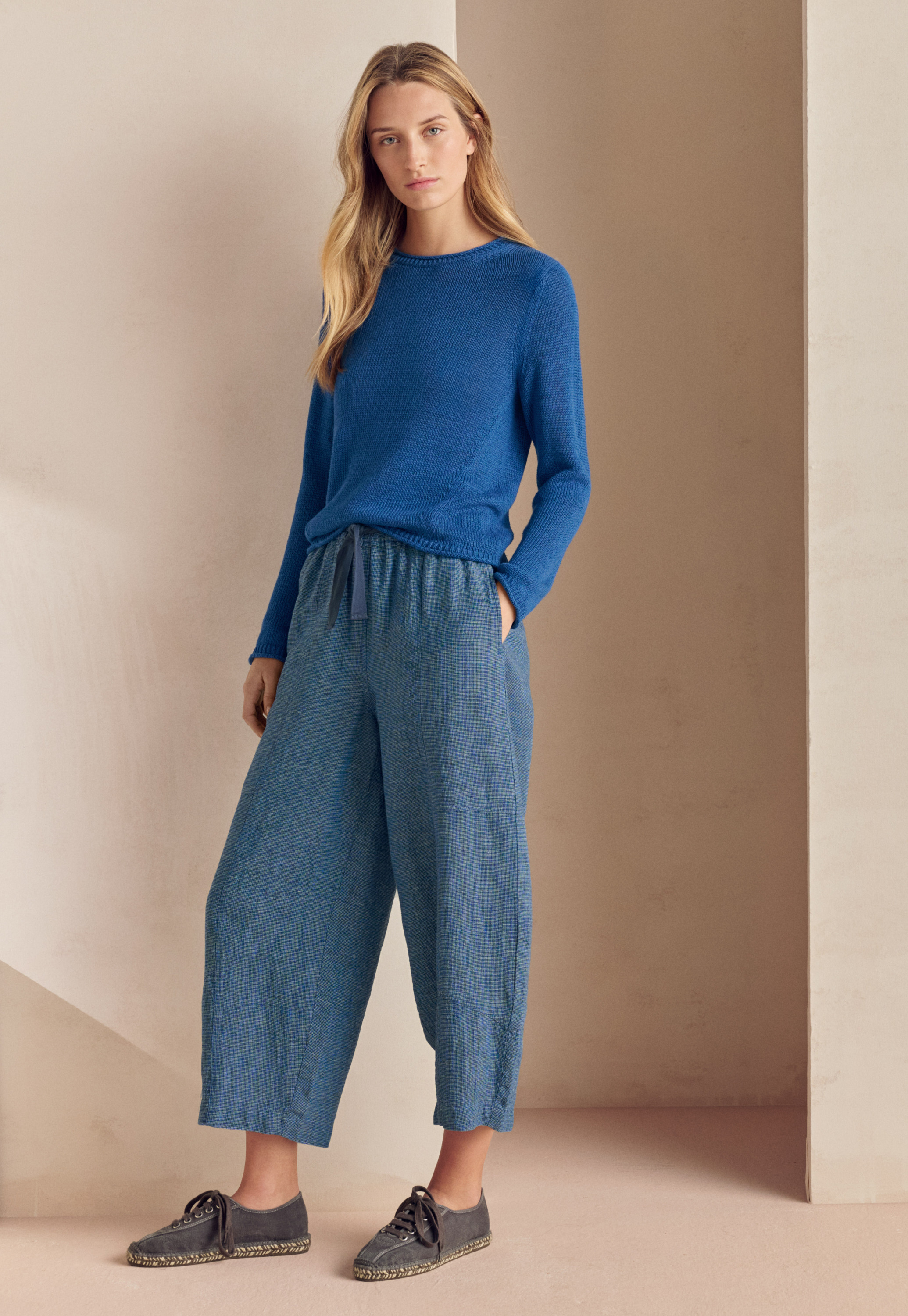 PRY】Luxe-Cotton Sarouel Cropped Pants パンツ pry Luxe-Cotton