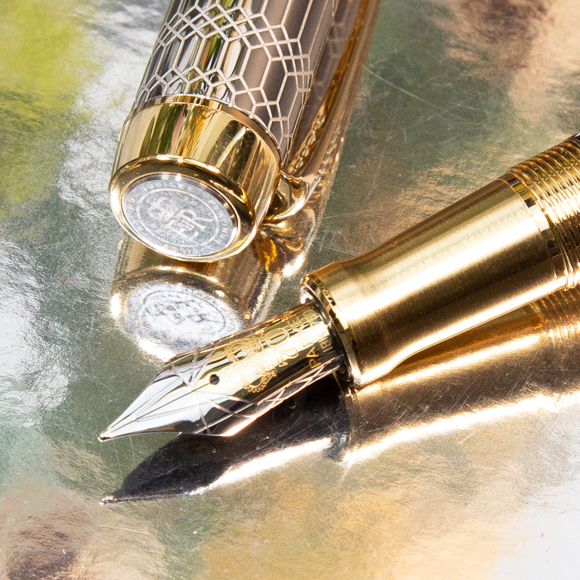 PLATINUM 万年筆 K14WG 専用ケース付き PLATINUM 万年筆 K14WG 専用