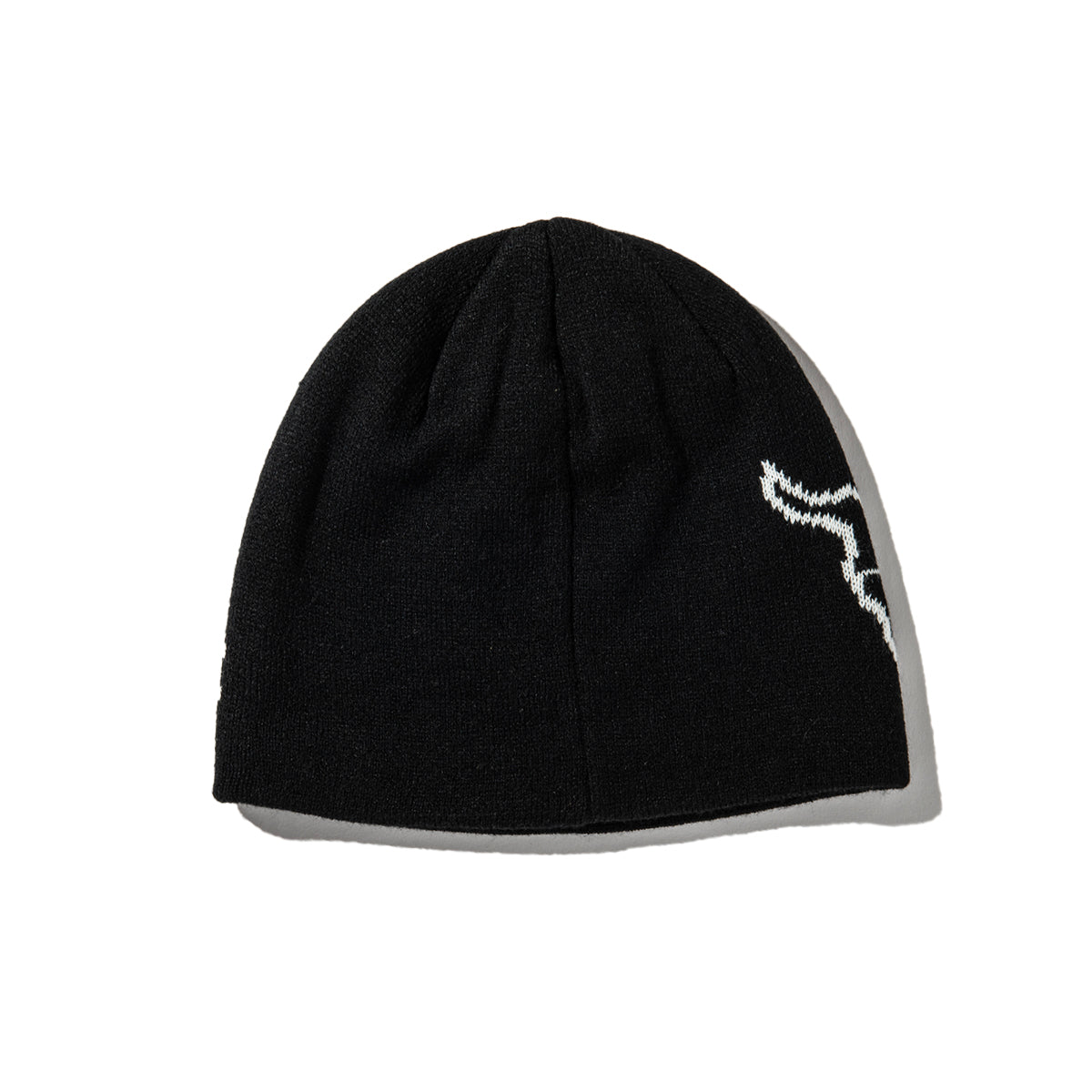 ロゴ ジャガード ビーニー blk - POLEWARDS online store