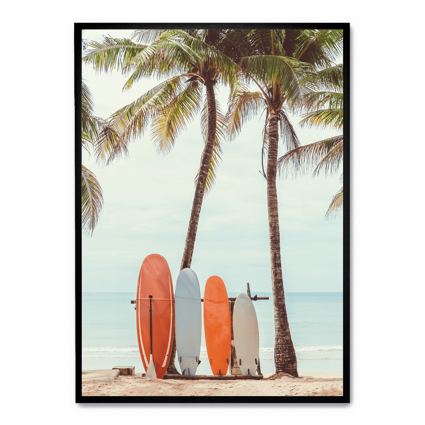 Surfboards On The Beach – POSTERA