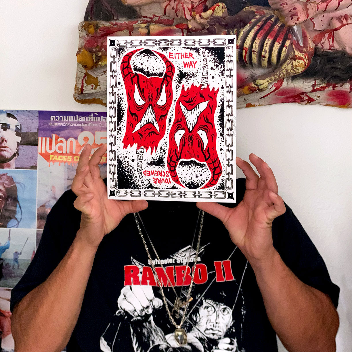 NECKFACE ネックフェイス 直筆原画 アート ART supreme NECKFACE