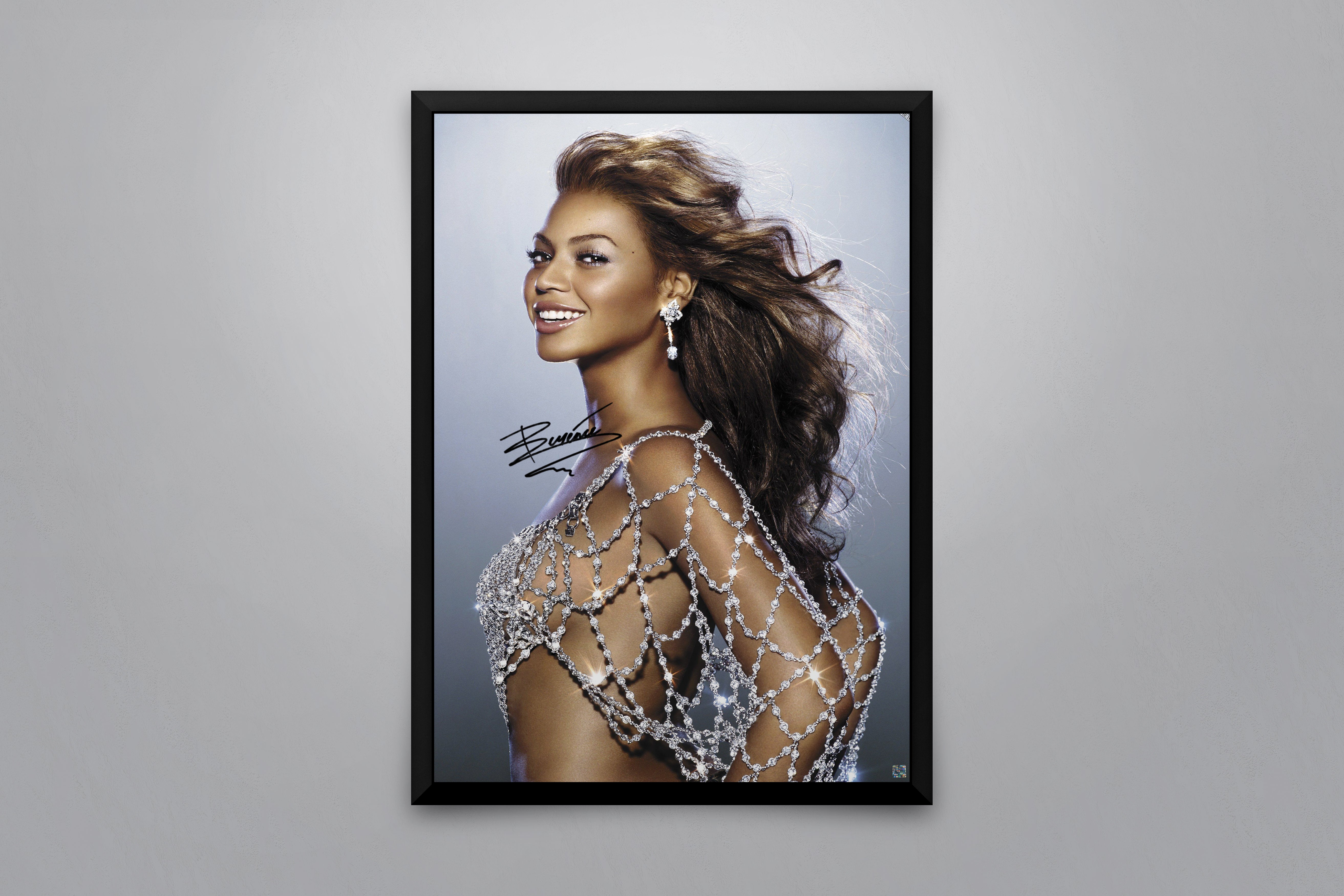 Beyonce Knowles: Dangerously In Love 2003 Signed Poster with COA