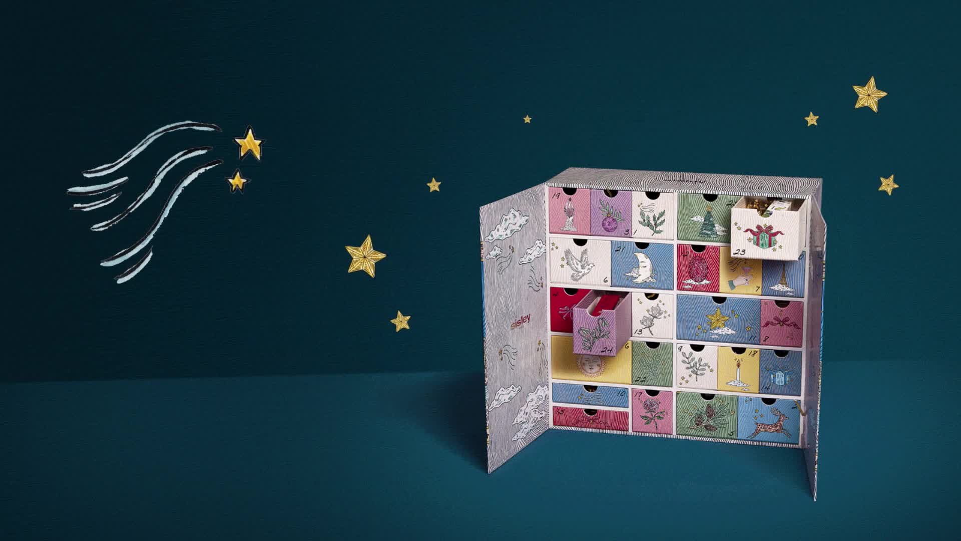 Sisley beauty advent calendar by Fee Greening - Sisley Paris