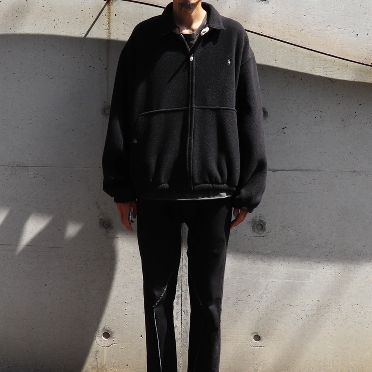 POST JUNK / 90's POLO RALPH LAUREN USA製 ブラック フリース