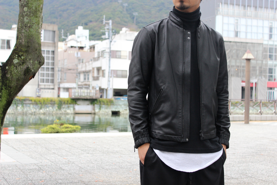 nonnative - RIDER BLOUSON COW LEATHER: VIOLA STELLA men's blog