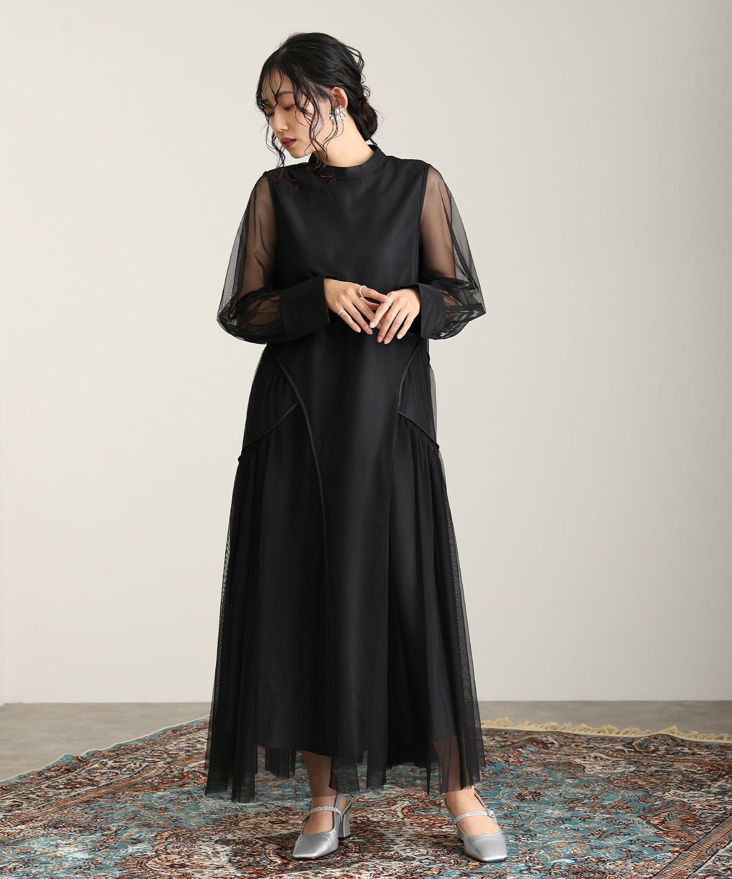 atlo Aラインチュールセットドレス Aラインチュールセットドレス