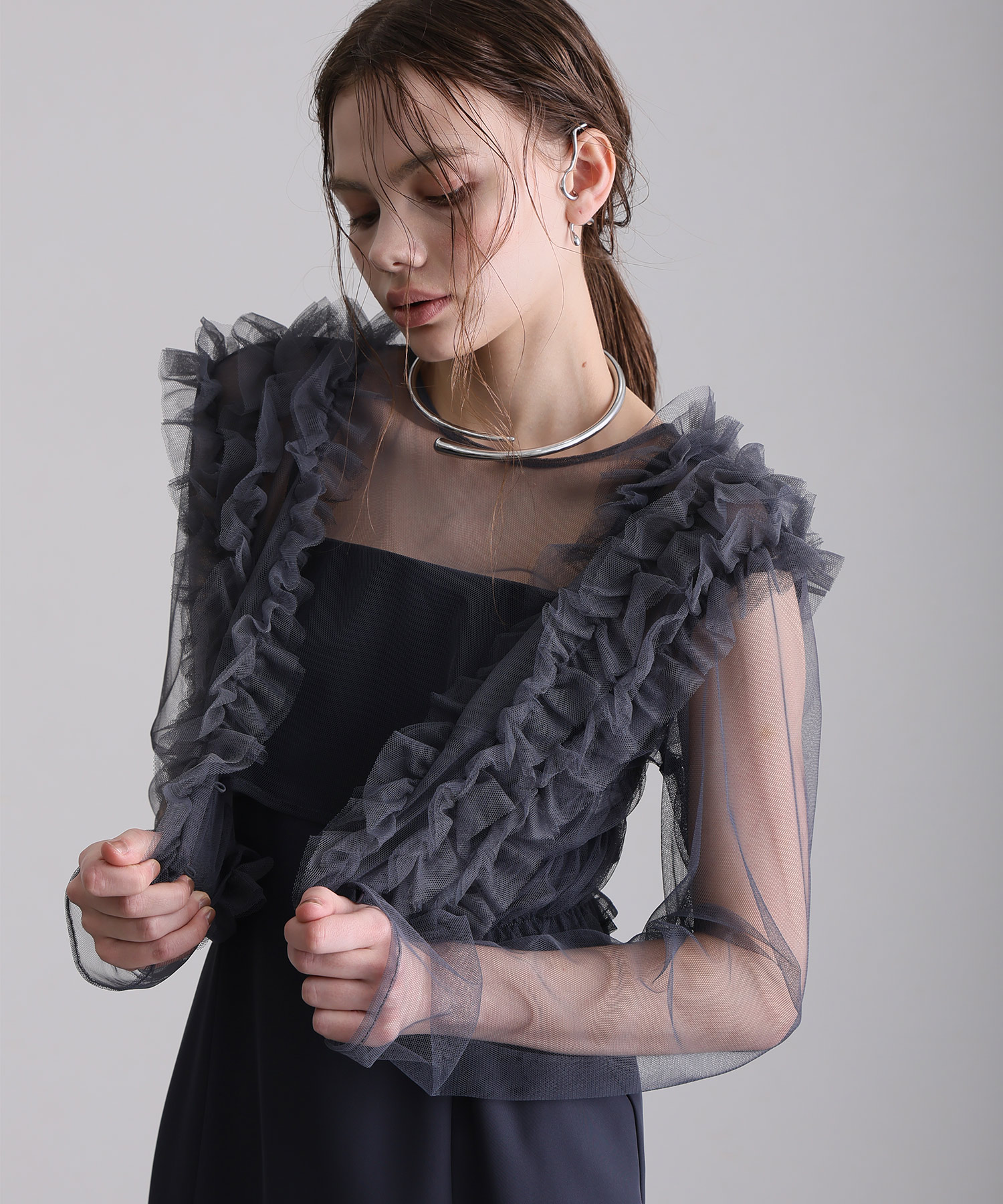 3点セットフリルボレロドレス | PourVous（プールヴー）パーティー