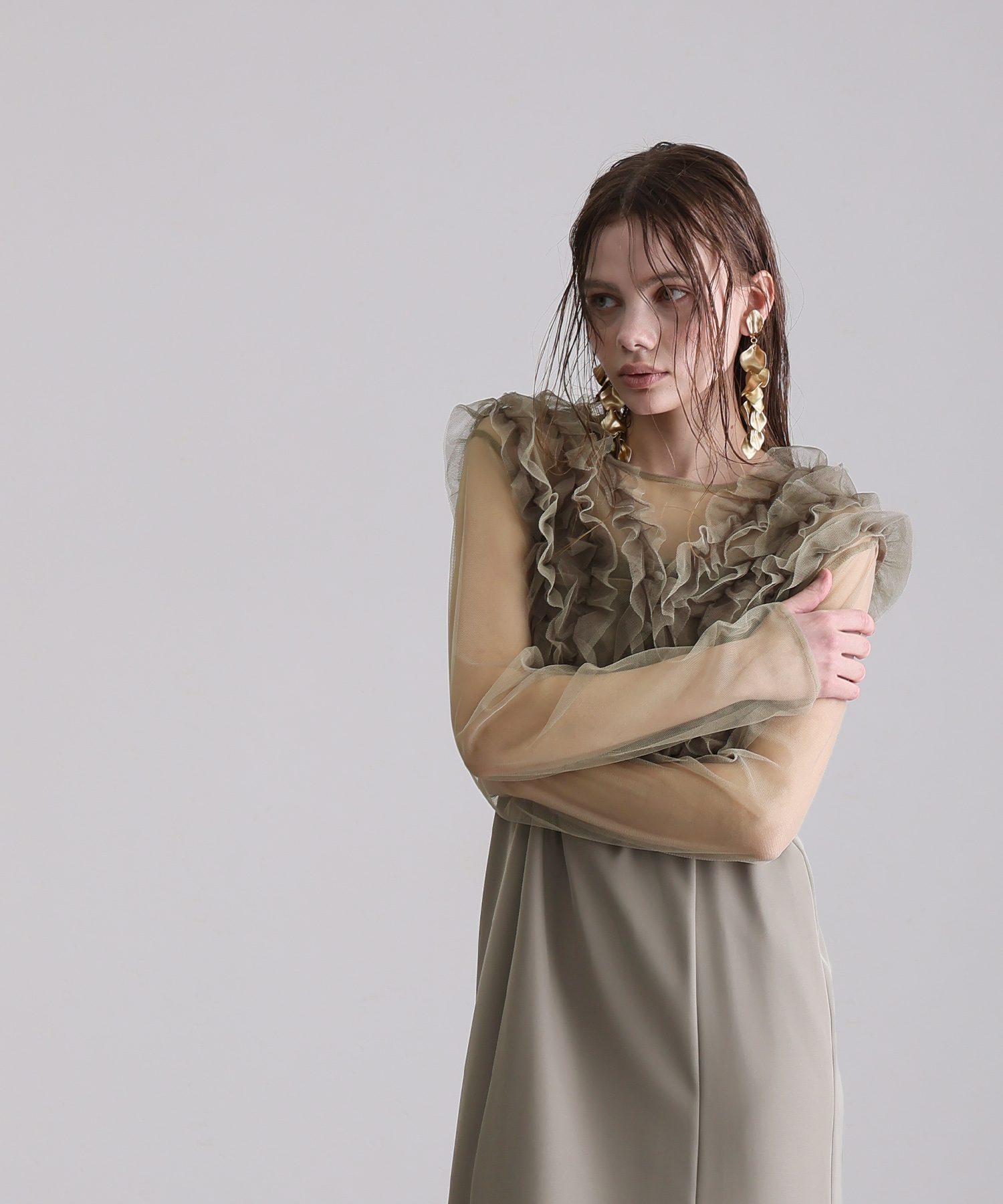 3点セットフリルボレロドレス | PourVous（プールヴー）パーティー