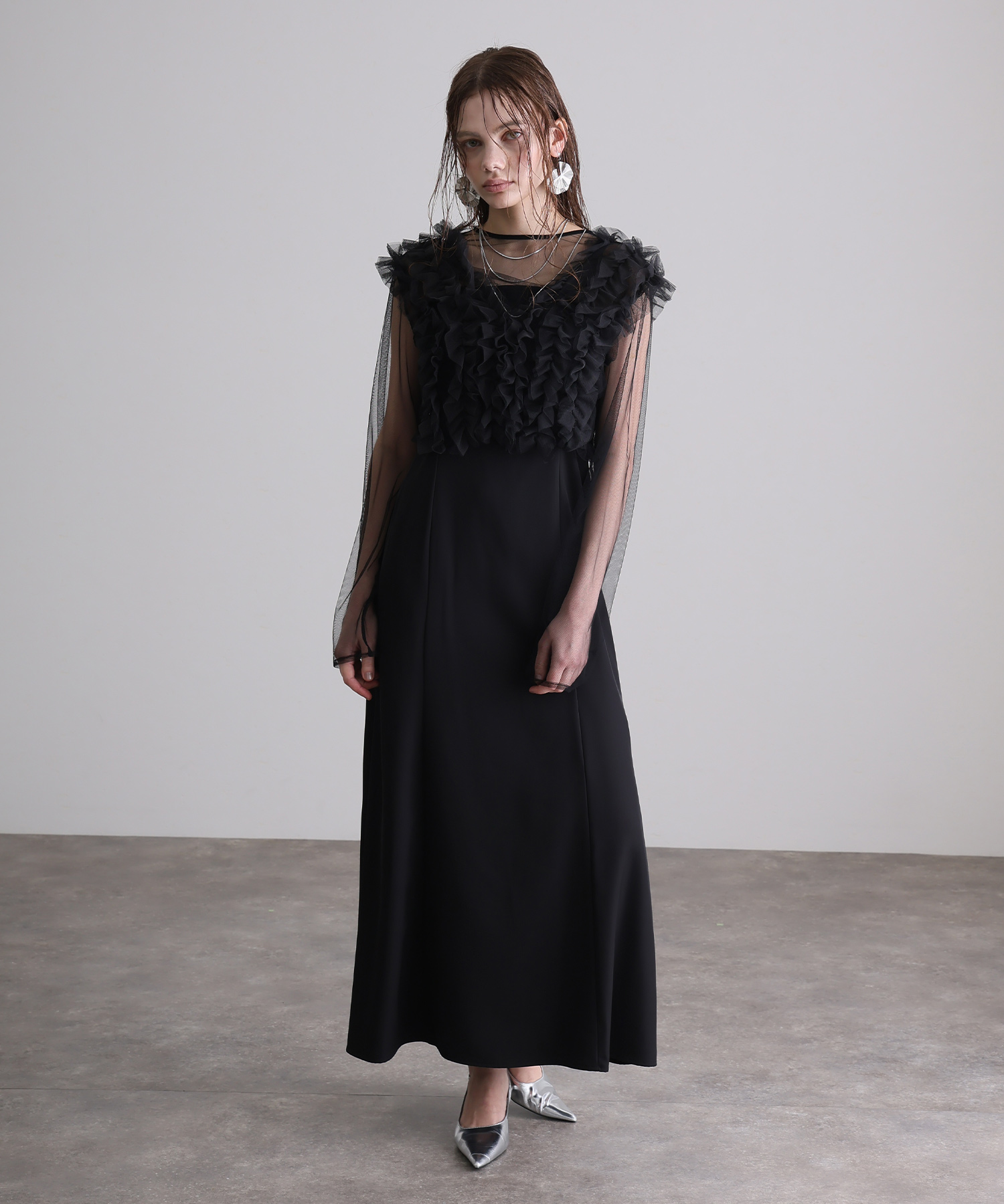 3点セットフリルボレロドレス | PourVous（プールヴー）パーティー