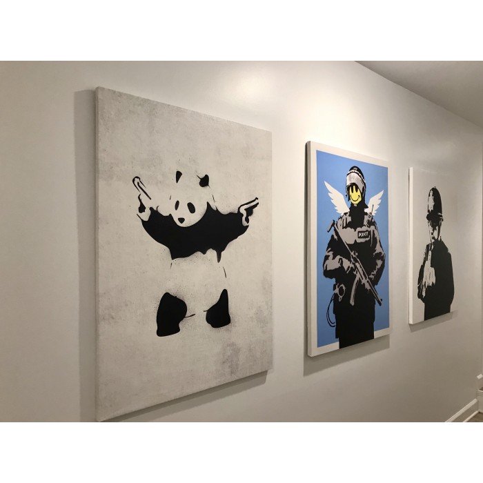 Banksy バンクシー 「PAMDA GUNS」 COA付き Banksy バンクシー 「PAMDA