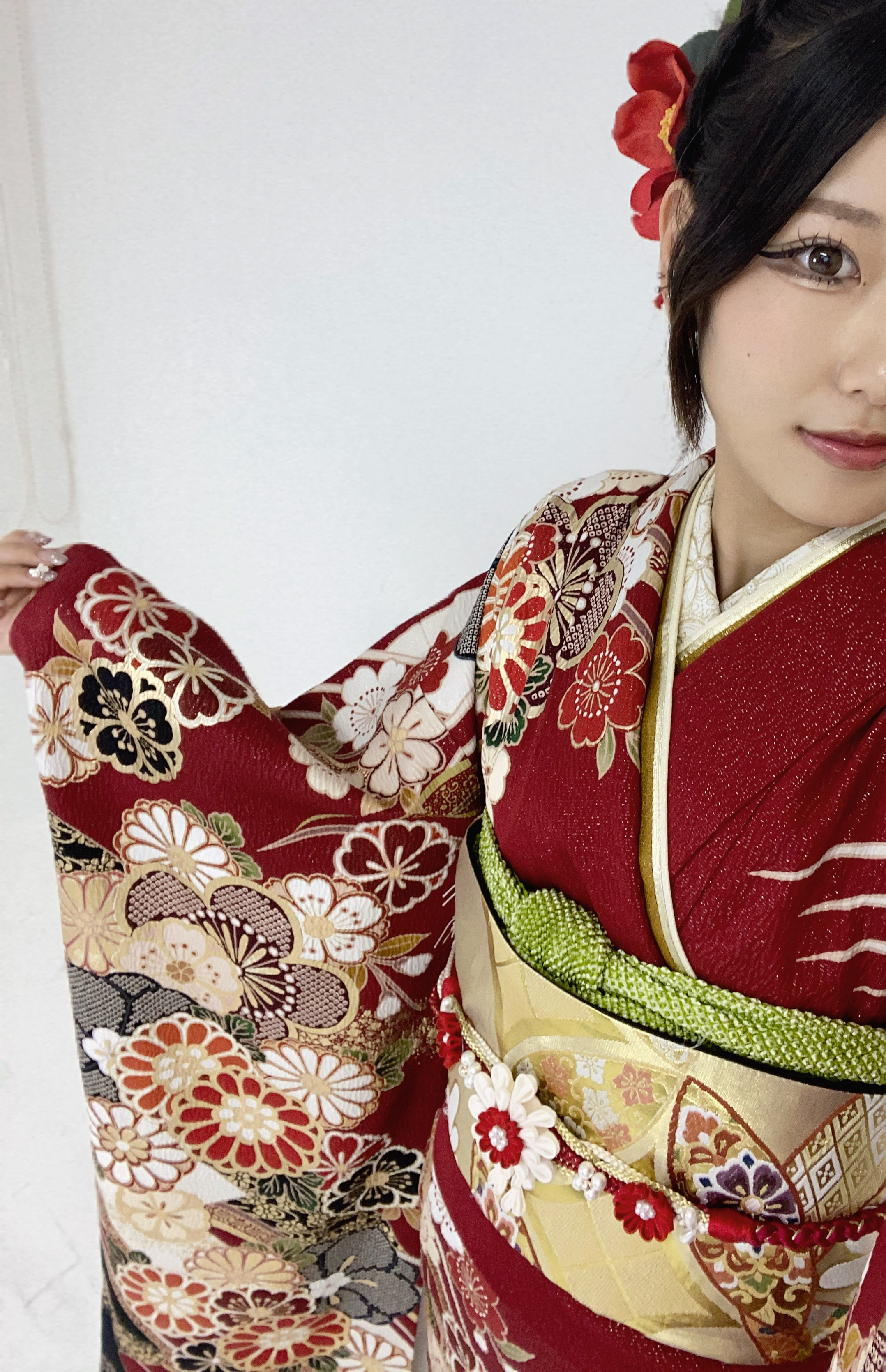 🌸伝統古典🌸王道❣️赤の古典柄お振袖❤️ | kimono hearts | 成人式