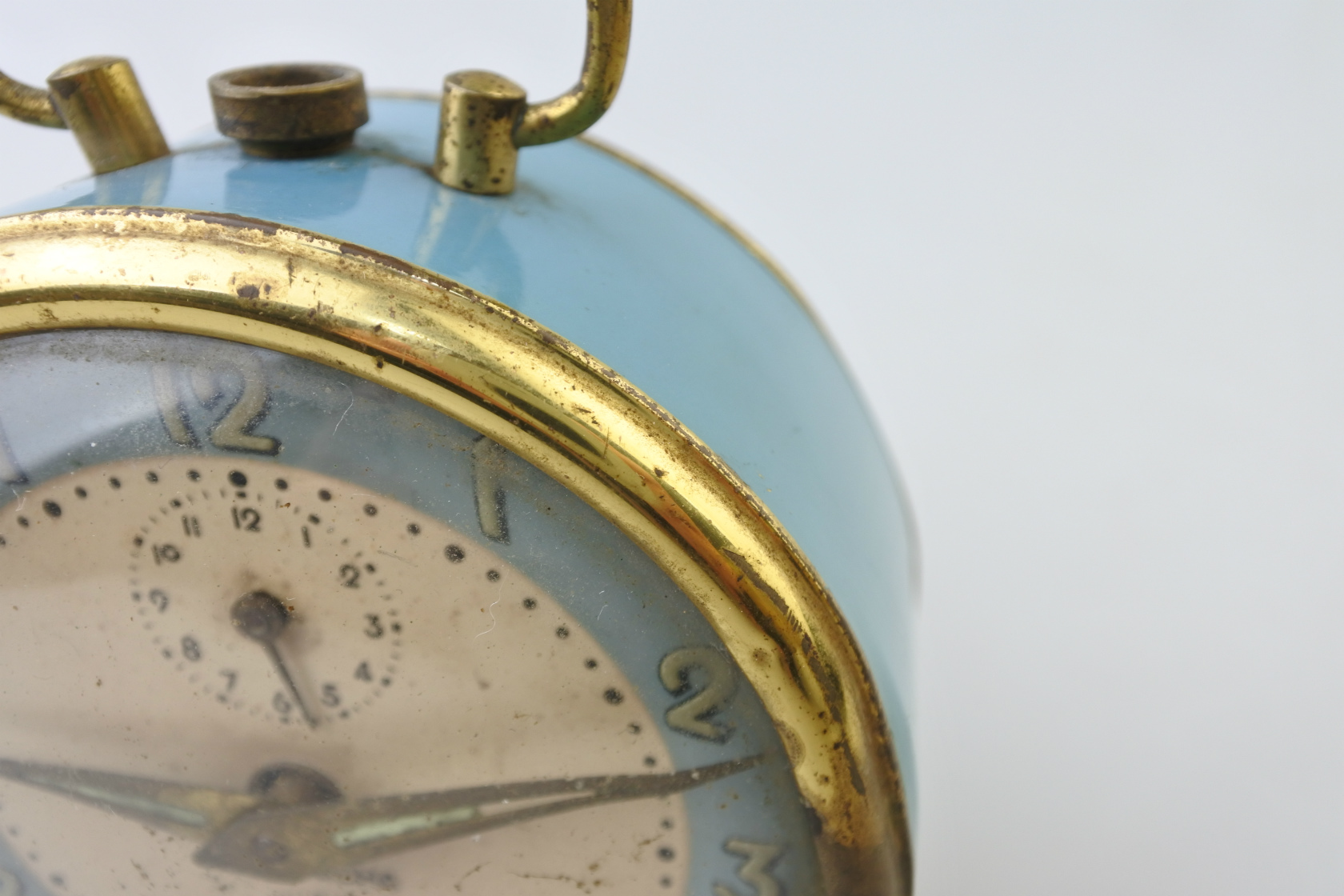 ビンテージ・昭和レトロ】日本製 SEIKOSHA ゼンマイ式目覚まし時計