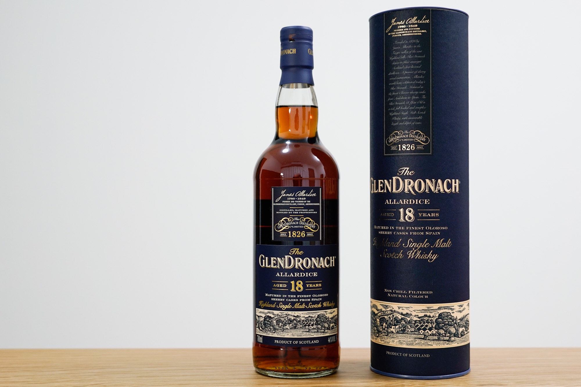 純正グレンドロナック18年GLENDRONACH 18年 シェリーカスク2本終売