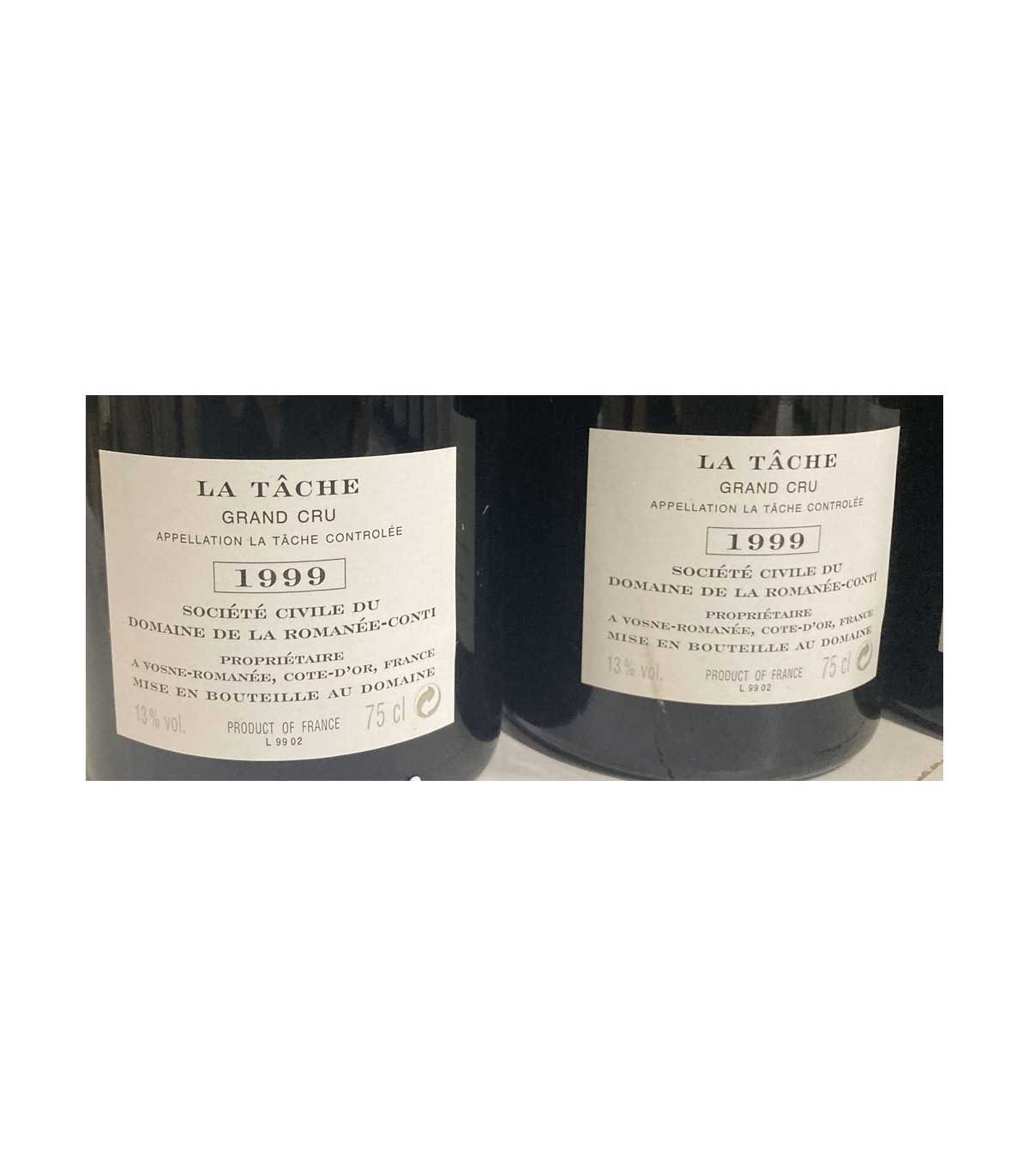 Assortment DRC 1999 (1RC+2LT+2R+2RSV+1GE+2E) - 10 bottles (OWC